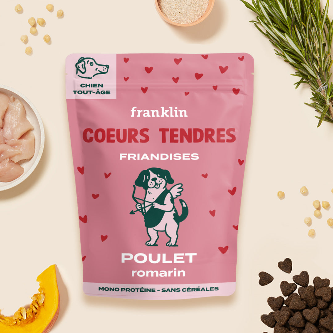 Franklin Alimentation premium pour chien et chat. Choisissez la meilleure nourriture pour votre animal : Croquettes sans céréales riches en protéines et faibles en glucides. Découvrez notre large gamme de pâtées et de friandises riches en viande !
