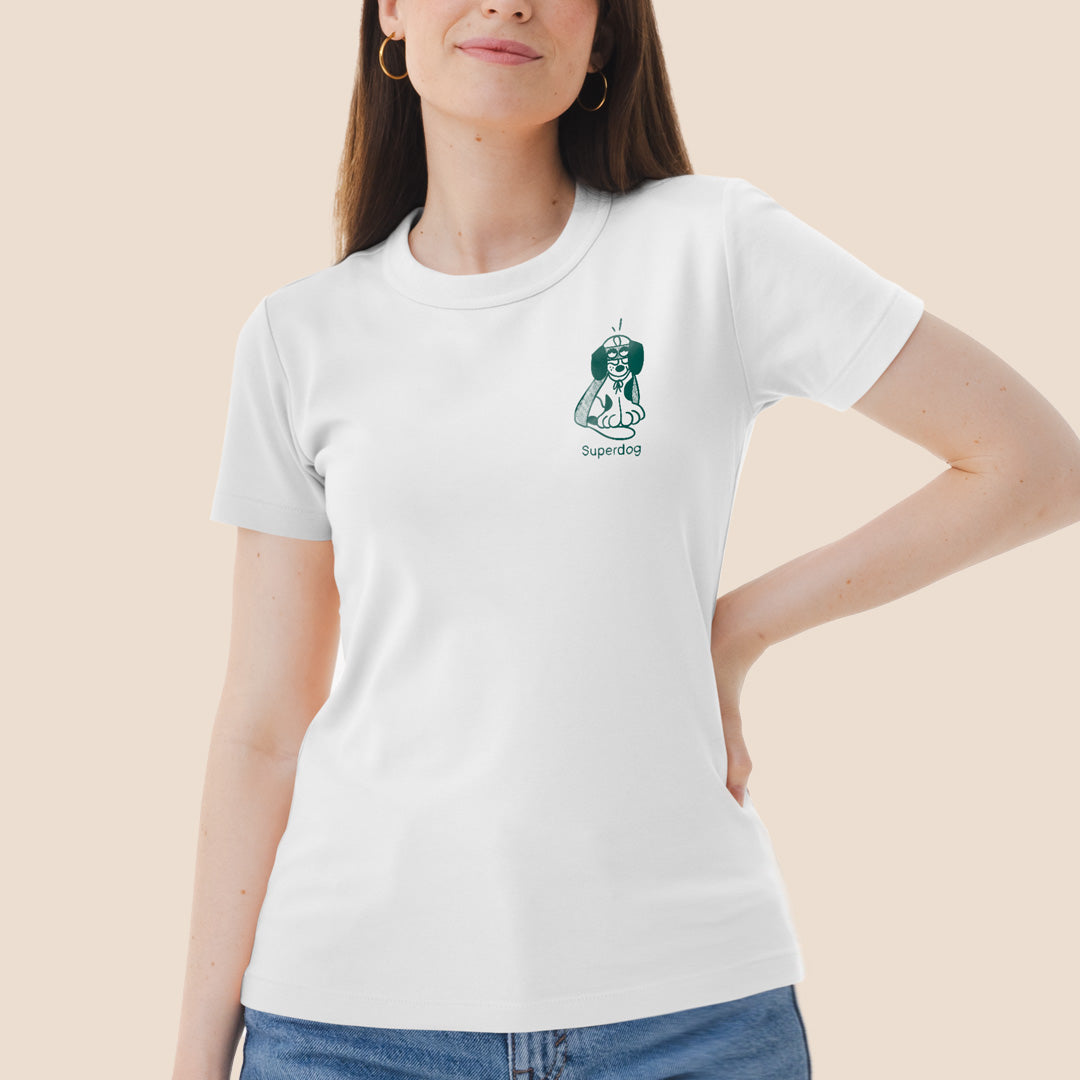 T-SHIRT UNISEXE SUPER-HÉROS CHIEN