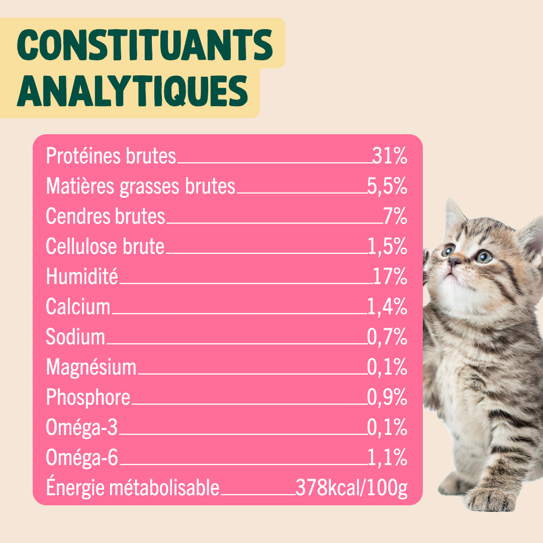 MINI BOUCHÉES - POULET, HERBE À CHAT