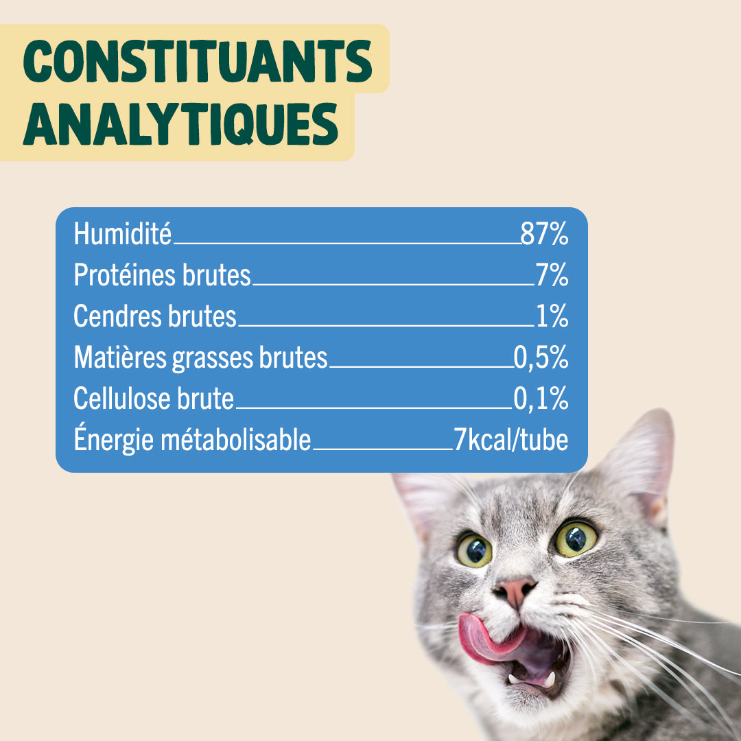 MINI TUBES CRÉMEUX POULET, CAMOMILLE