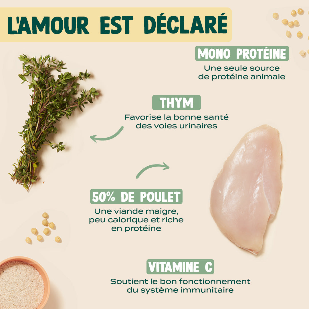 COEURS TENDRES, POULET, THYM