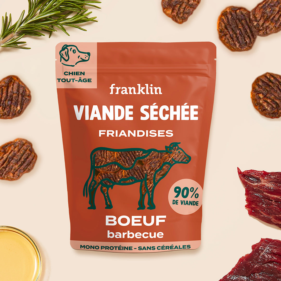 Franklin Alimentation premium pour chien et chat. Choisissez la meilleure nourriture pour votre animal : Croquettes sans céréales riches en protéines et faibles en glucides. Découvrez notre large gamme de pâtées et de friandises riches en viande !