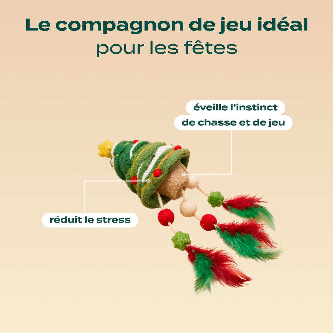 SAPIN DE NOËL HERBE À CHAT