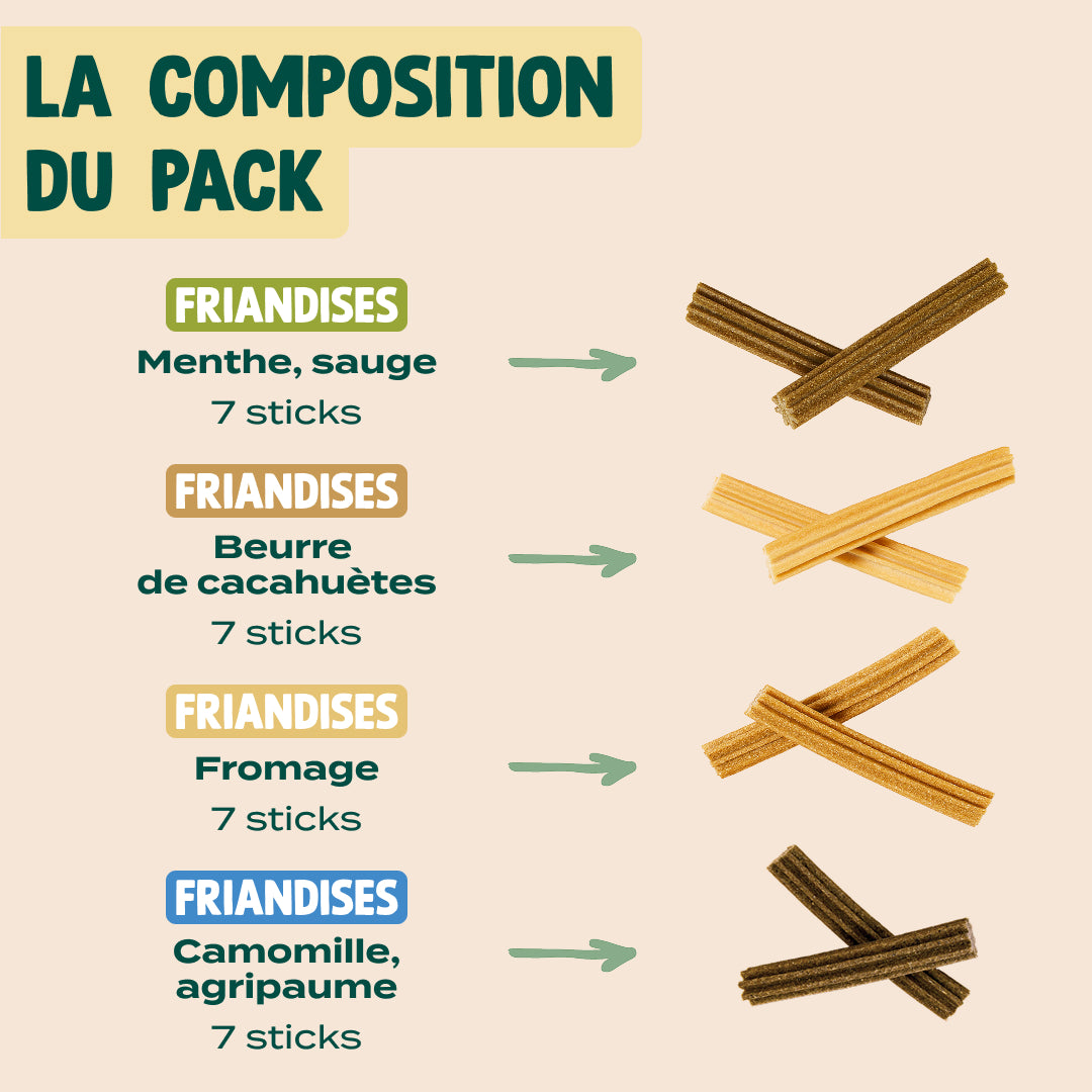 PACK DÉCOUVERTE STICKS DENTAIRES