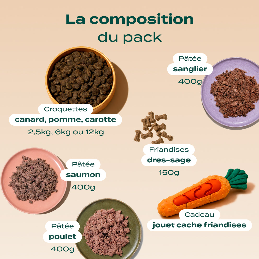 PACK DÉCOUVERTE CHIEN