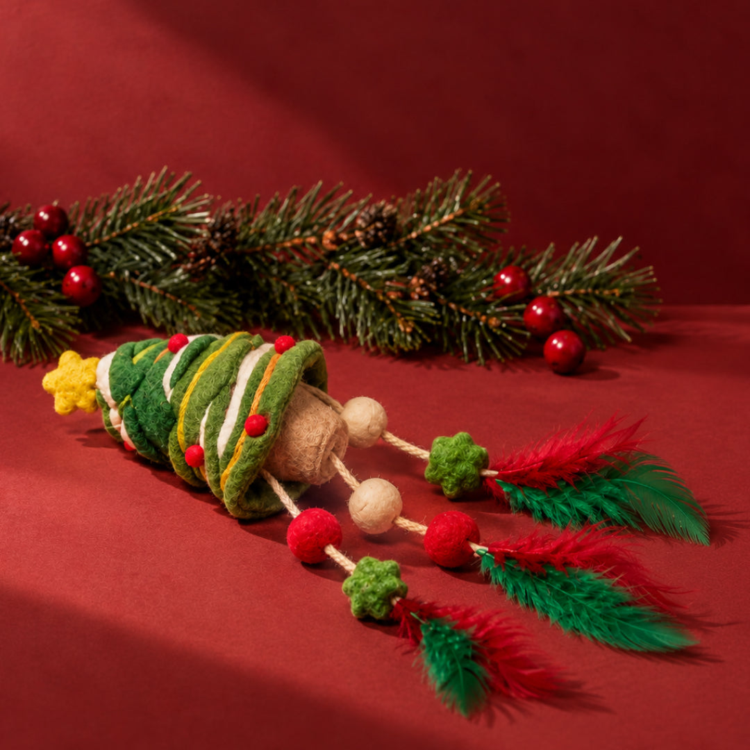 SAPIN DE NOËL HERBE À CHAT