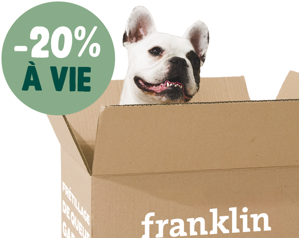 Franklin Alimentation premium pour chien et chat. Choisissez la meilleure nourriture pour votre animal : Croquettes sans céréales riches en protéines et faibles en glucides. Découvrez notre large gamme de pâtées et de friandises riches en viande !