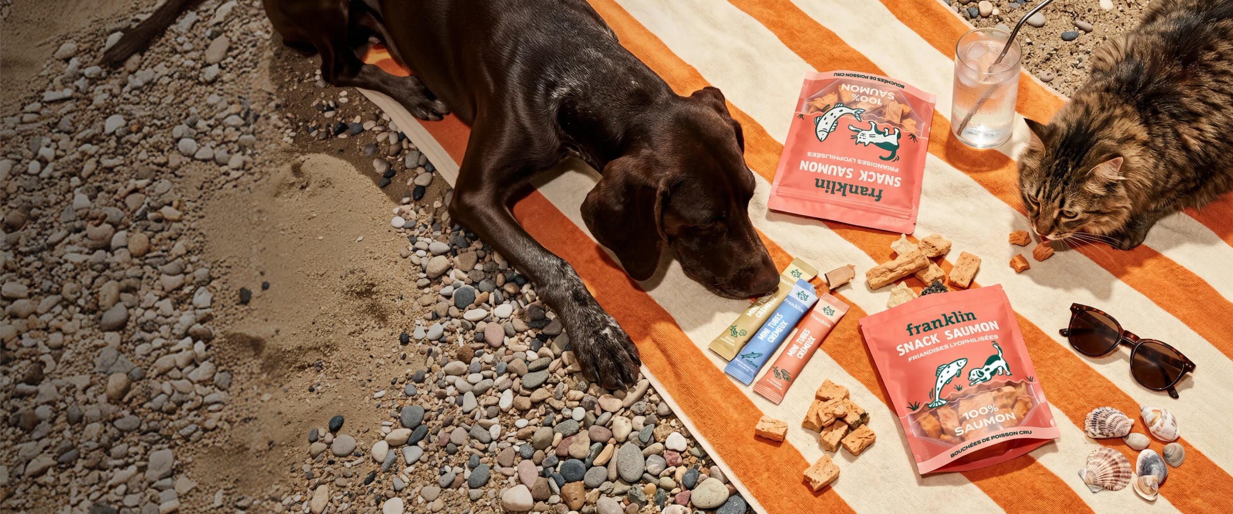 Franklin Alimentation premium pour chien et chat. Choisissez la meilleure nourriture pour votre animal : Croquettes sans céréales riches en protéines et faibles en glucides. Découvrez notre large gamme de pâtées et de friandises riches en viande !