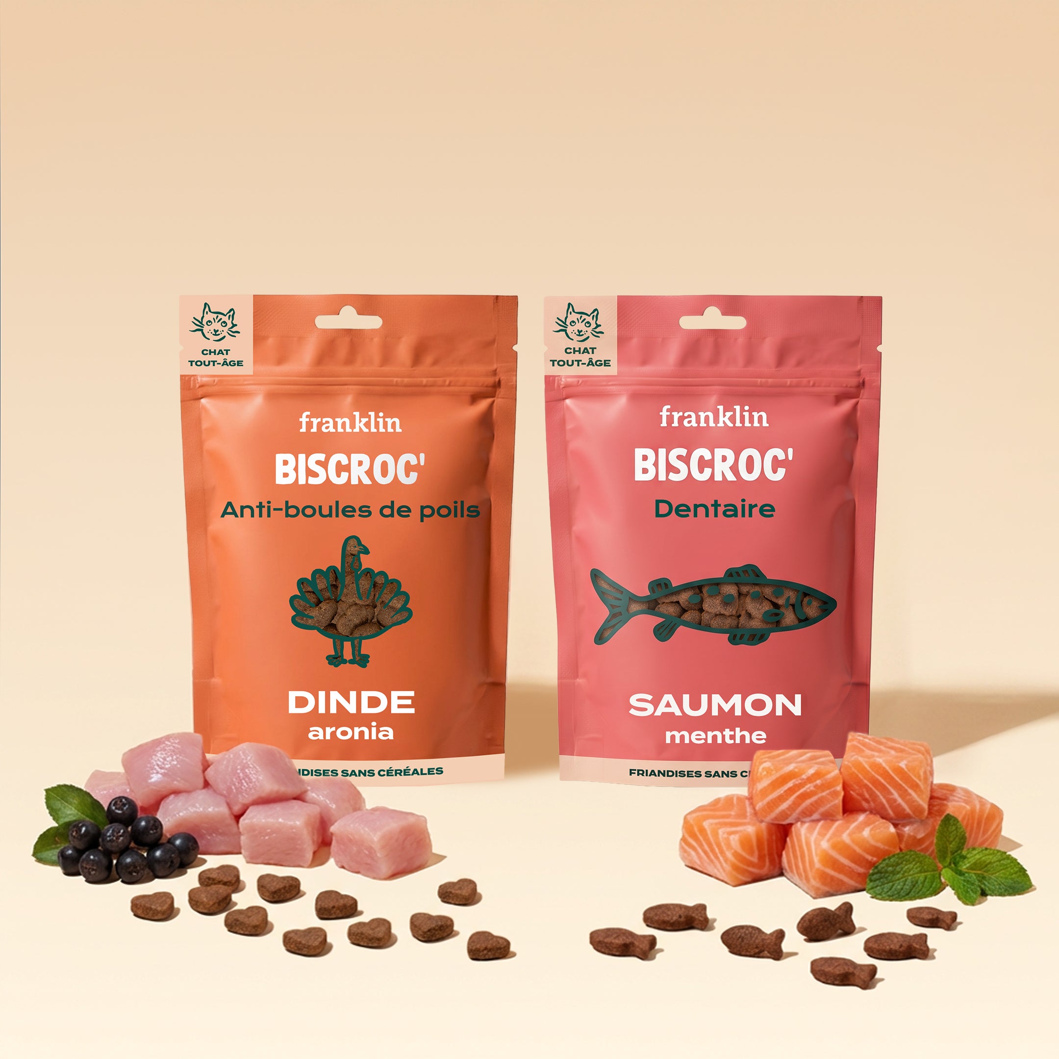 Franklin Alimentation premium pour chien et chat. Choisissez la meilleure nourriture pour votre animal : Croquettes sans céréales riches en protéines et faibles en glucides. Découvrez notre large gamme de pâtées et de friandises riches en viande !